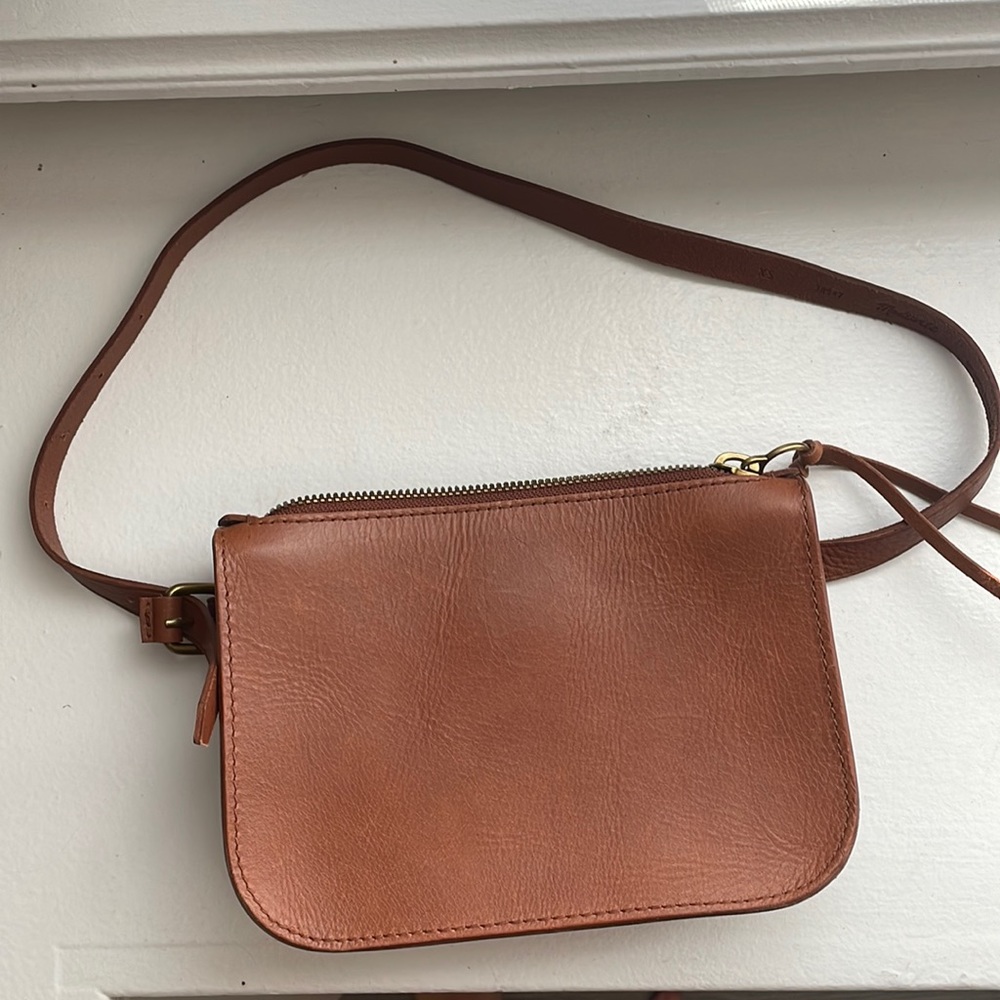 Madewell Brown Leather Crossbody Bag